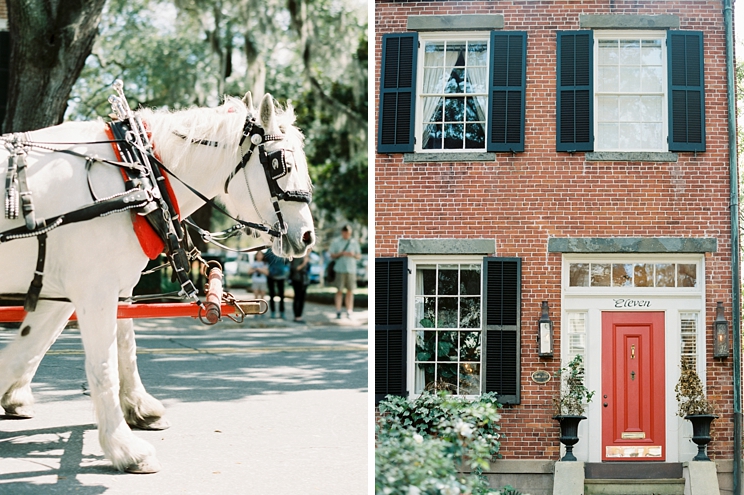 Savannah & Charleston Fine Art Film Wedding Photographer | Destination & Elopements Red Door